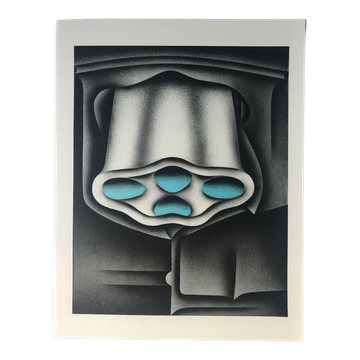 Original lithograph by Jacques Poli, Gasometers, 1978