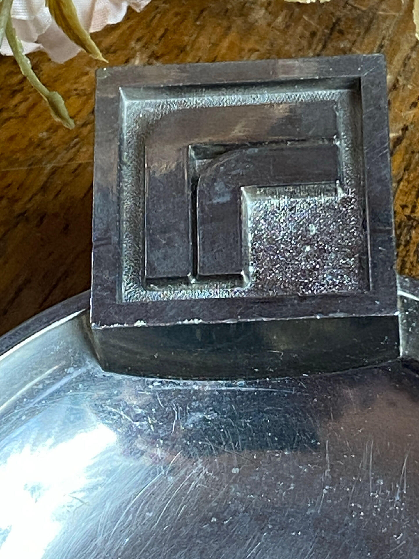 Silver-plated tastevin