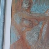 Michel Moskovchenko pastel painting Female Nude