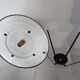 Metal and opaline lantern suspension from the 1960s.
