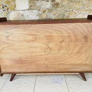 Oak storage unit, splayed legs circa 1950s