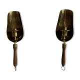 Pair of wall sconces tea shovels
