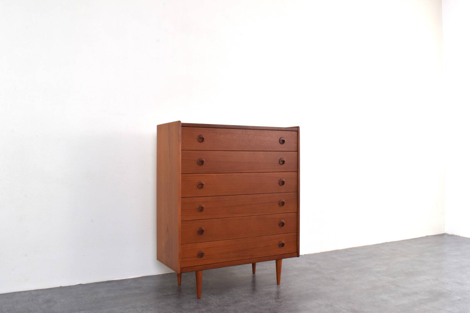 Mid-Century Danish Teak Chest of Drawers, 1960s.