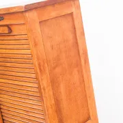 Vintage filing cabinet. Oak wood. Restored. France, 1940s-1950s.