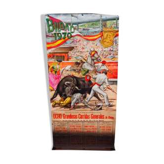 Poster Toromachie Bilbao 1970 2m30