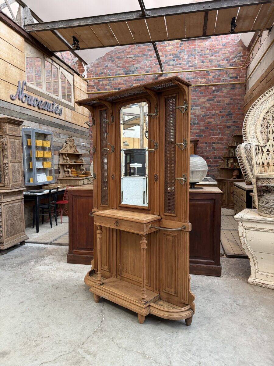 Large mahogany entrance wardrobe