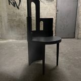 Room Studio Primitive and Modern Oak Sculptural Chair