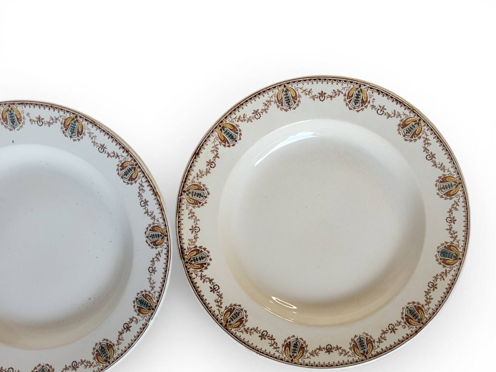 6 deep plates Léon Graves Clairefontaine