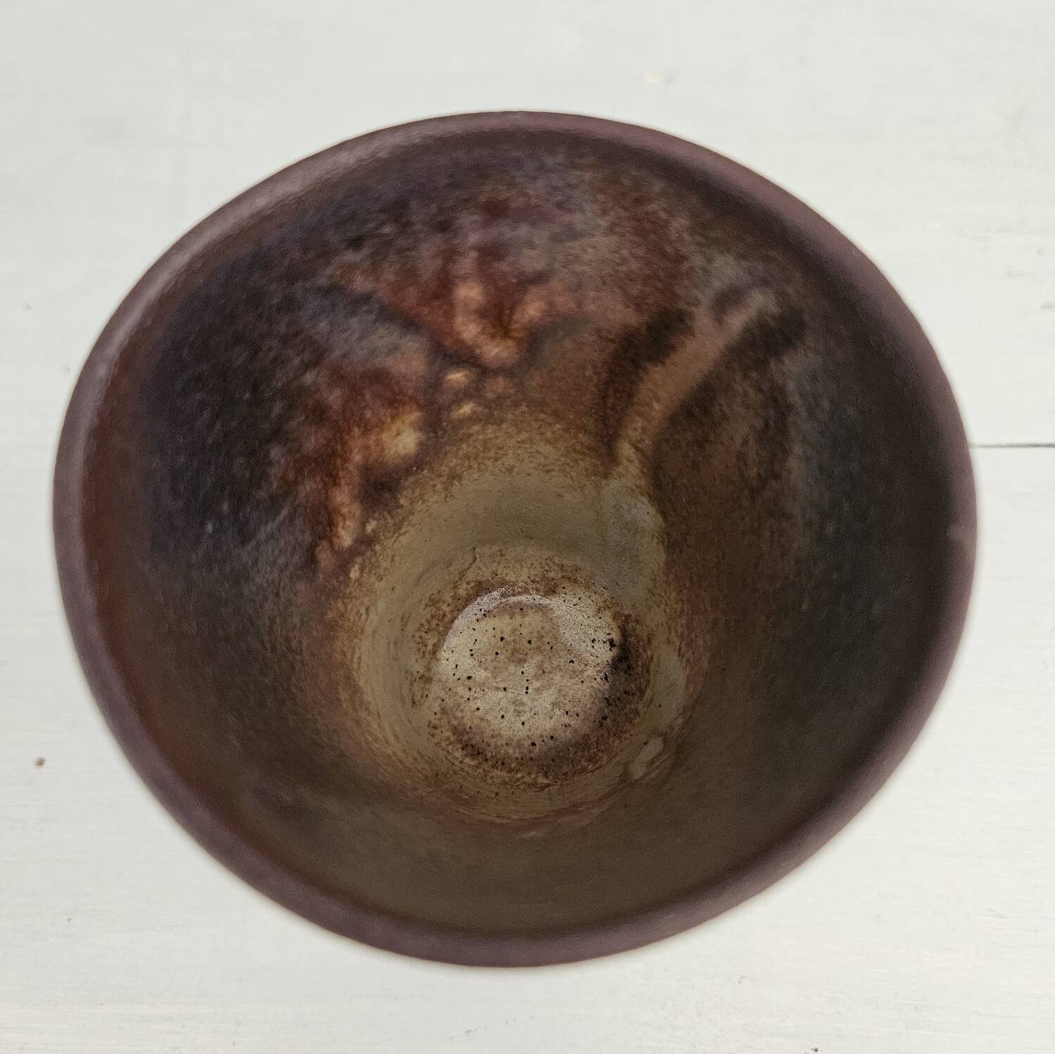 Pair of glazed stoneware mazagrans - Vintage, 1970s