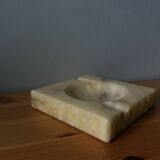 Marble or alabaster ashtray