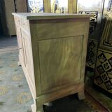 Louis Philippe low buffet in restored walnut 19th