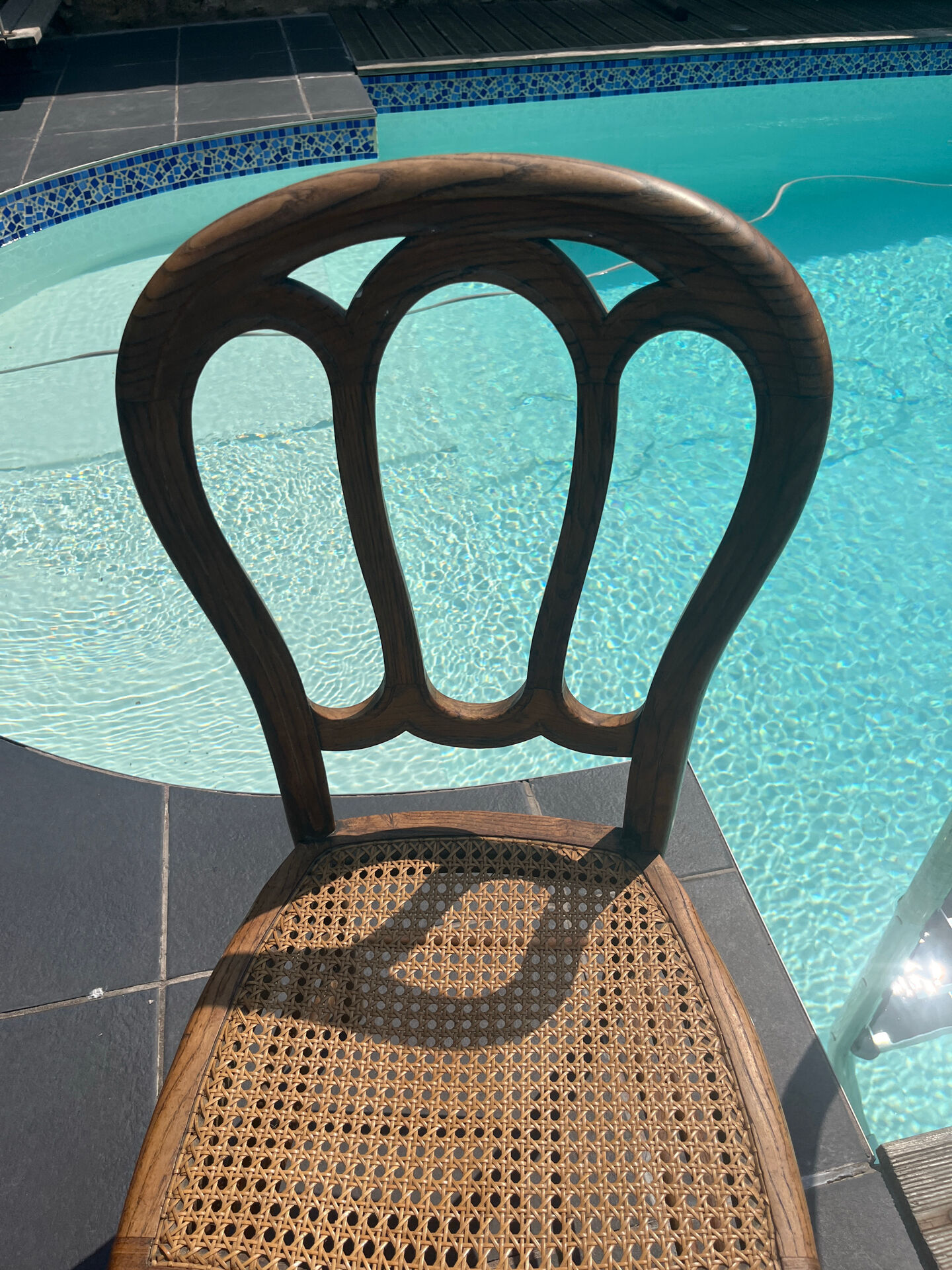 Caned chair for children