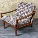1960s/70s Teak Easy Chair by Glostrup Møbelfabrik Denmark Design