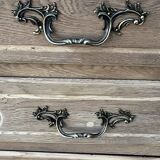 Louis XV chest of drawers in solid oak, late 18th century – Loire Valley