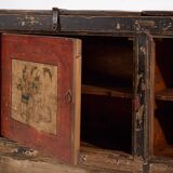Ancien buffet rouge à deux portes (vers 1900) #50
