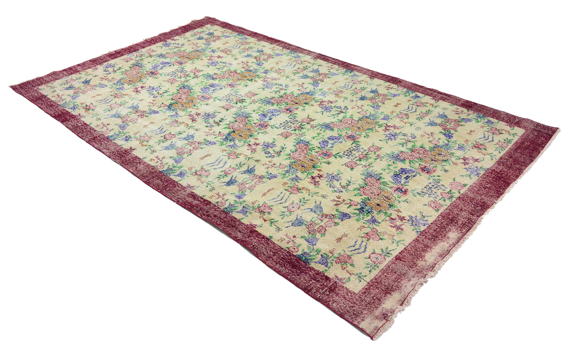 Tapis vintage anatolien fait main 322 cm x 198 cm