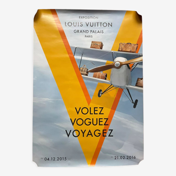 Affiche originale Louis Vuitton - Volez Voguez Voyagez