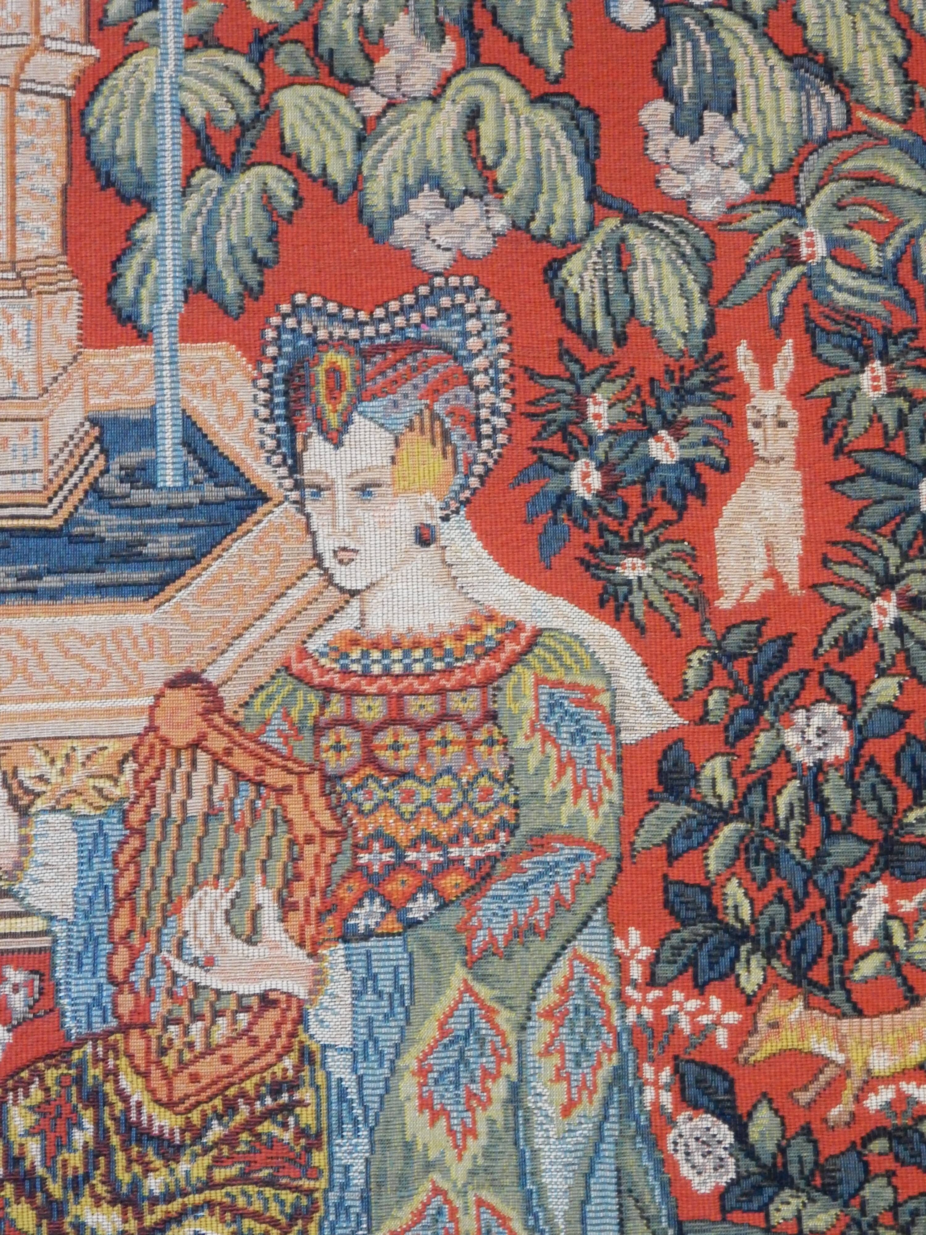 Medieval tapestry "The Novel of the Rose"
