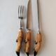 Couverts de service pied de biche