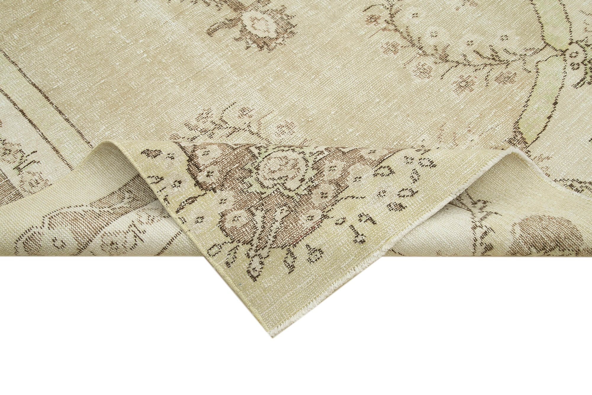 Handwoven Decorative Anatolian Beige Carpet 177 cm x 314 cm - 38978