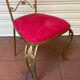 Chaise en fer forgé doré, Pierre Luigi Colli