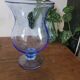 Blue bubble glass lantern