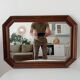 Vintage octagonal mirror from the 70s/80s.