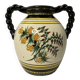 Quimper henriot, pot-bellied vase with twisted handles 1959