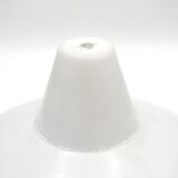 White saucer lamp