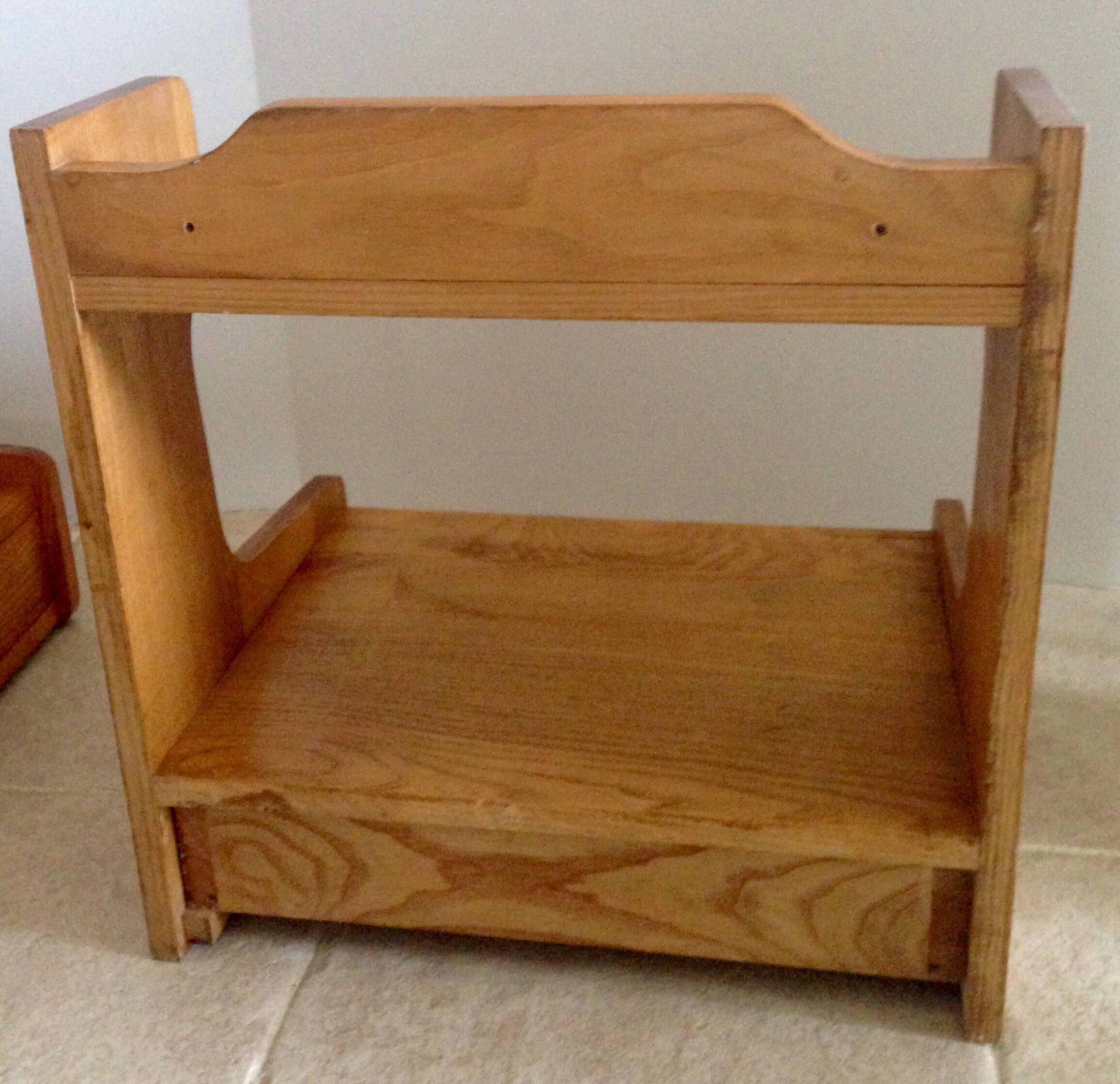 Pair of nightstands suspended vintage