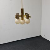 Vintage gold coloured pendant light