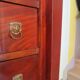 Antique Weekly Planner/Empire Style Commode-Caryatid-Patinated Bronze - 1950