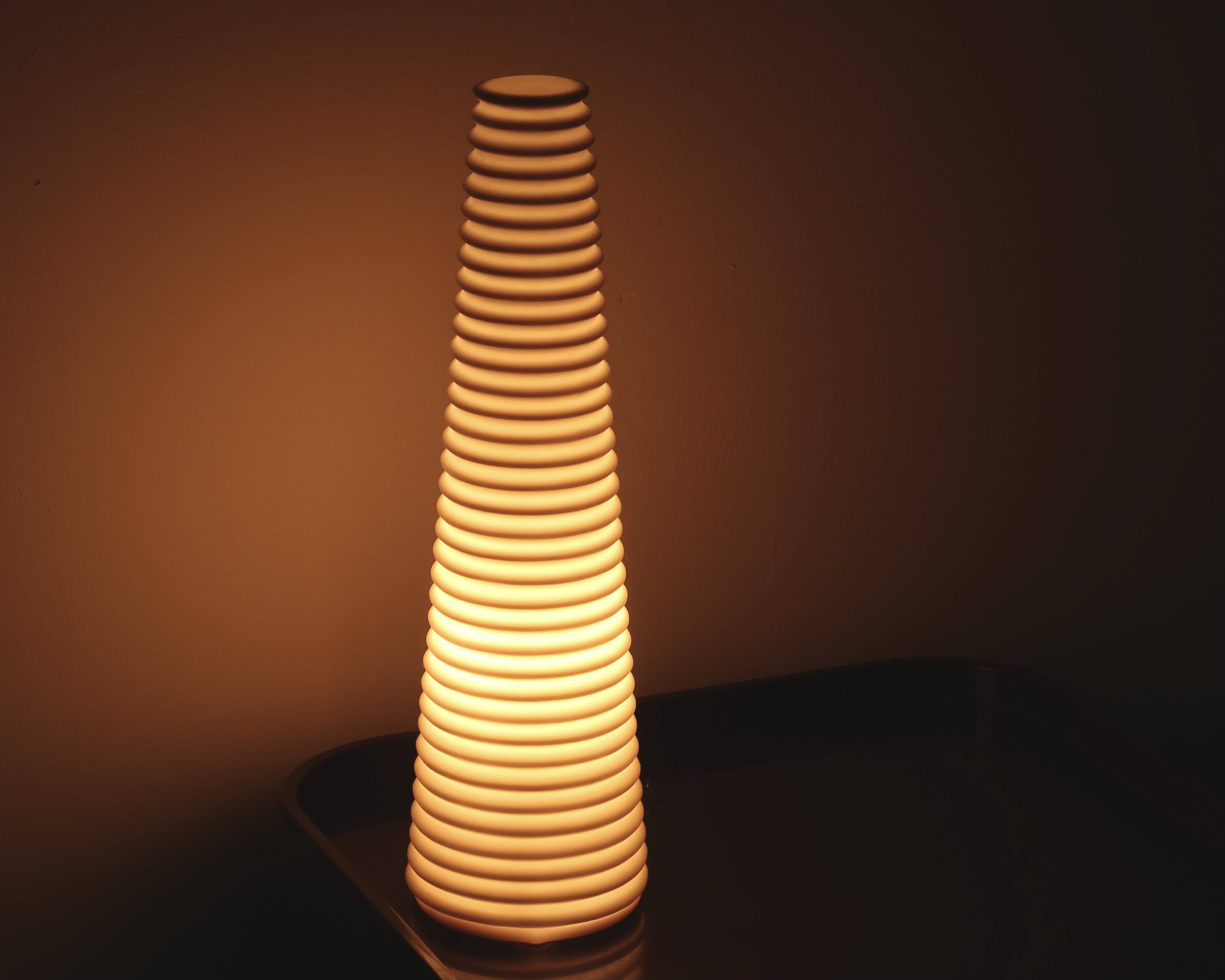 Bista white porcelain lamp, Ikea 90s