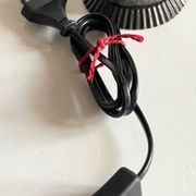 LAMPE Coeur ZINC Vintage