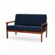 ‘Borneo’ Two-Seat Sofa by Sven Ellekaer for Komfort, Denmark, 1960s