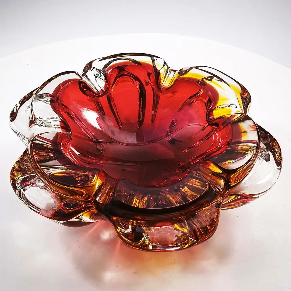 1960s Big Ashtray in Murano Glass.