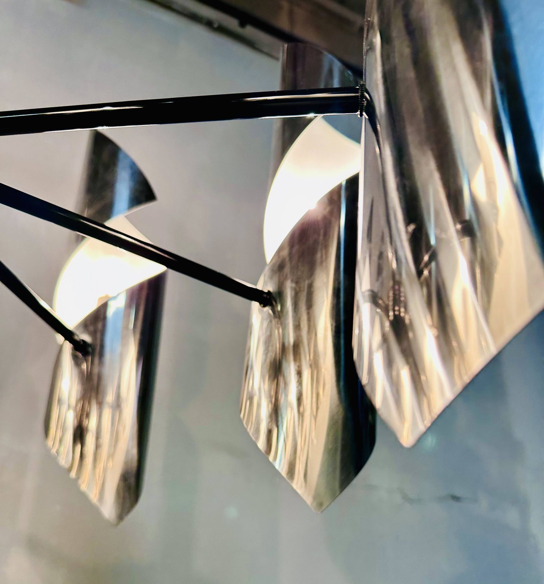 lampadario anni 70 italiano