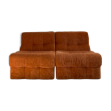 Vintage orange armchairs/sofas