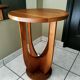 Antique Art Deco oak pedestal table