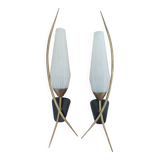 Set of 2 50s wall lights