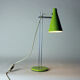 Green Metal Table Lamp By Lidokov, Czechoslovakia 1960s