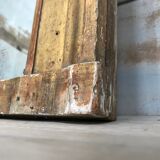 Golden rectangular mirror - 171x127cm