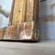 Golden rectangular mirror - 171x127cm