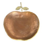 Brass and copper apple catchall