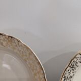 White and golden dessert plates Villeroy and Boch