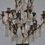 pendants chandelier style Louis XV period early nineteenth