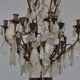 pendants chandelier style Louis XV period early nineteenth