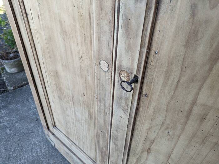 Natural wood cabinet