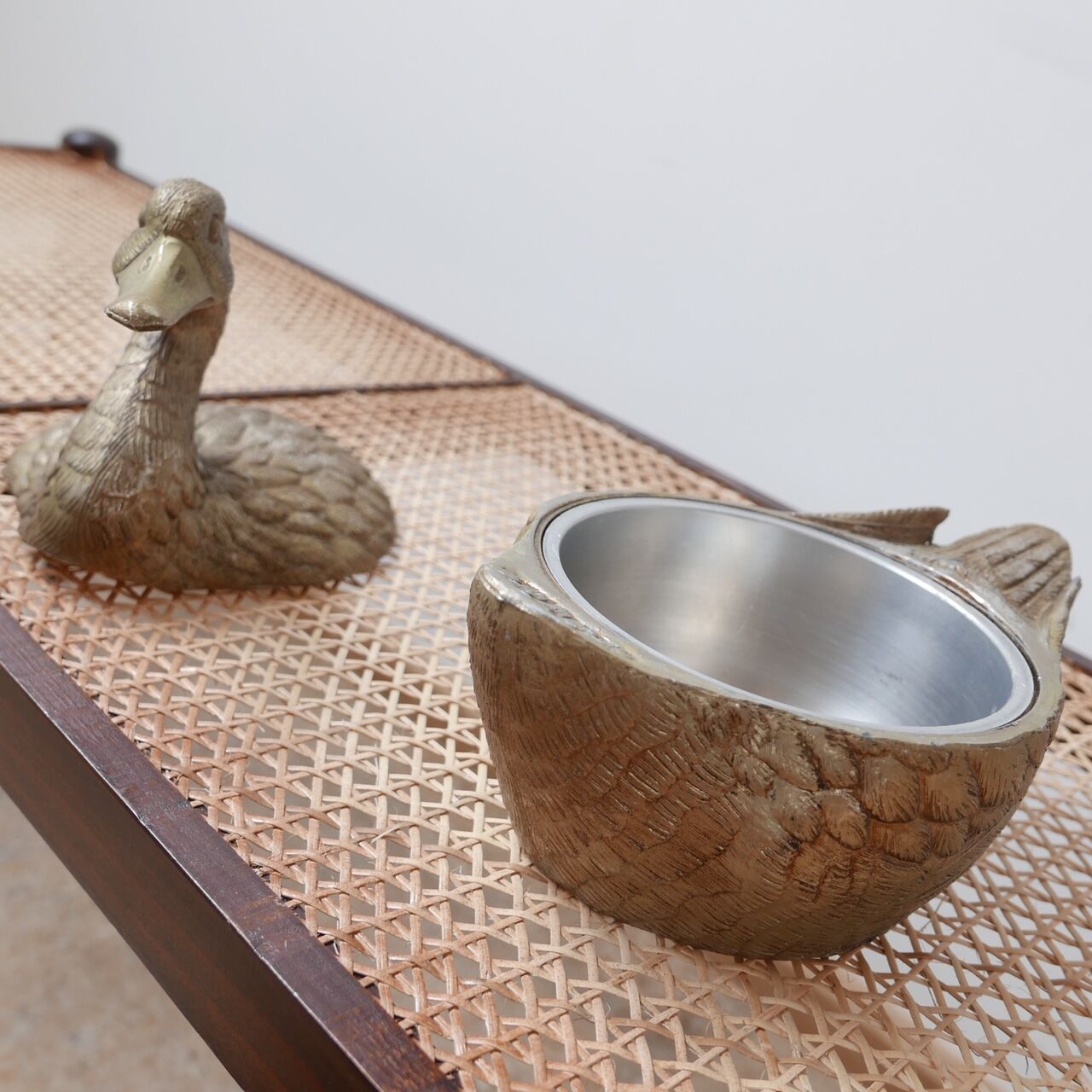 Mauro manetti italian duck ice bucket