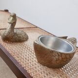 Mauro manetti italian duck ice bucket